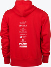 DMON SWEATER hooded FOTL rood (SC244C/SC62043) (+ VOORNAAM)