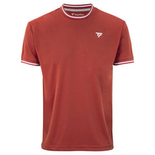 HTB Heren Tech Tee Navy/Terracotta met logo
