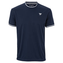 HTB Jongens Tech Tee Navy/Terracotta met logo