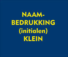 JFCO Bedrukking INITIALEN op Textiel (klein) - per stuk